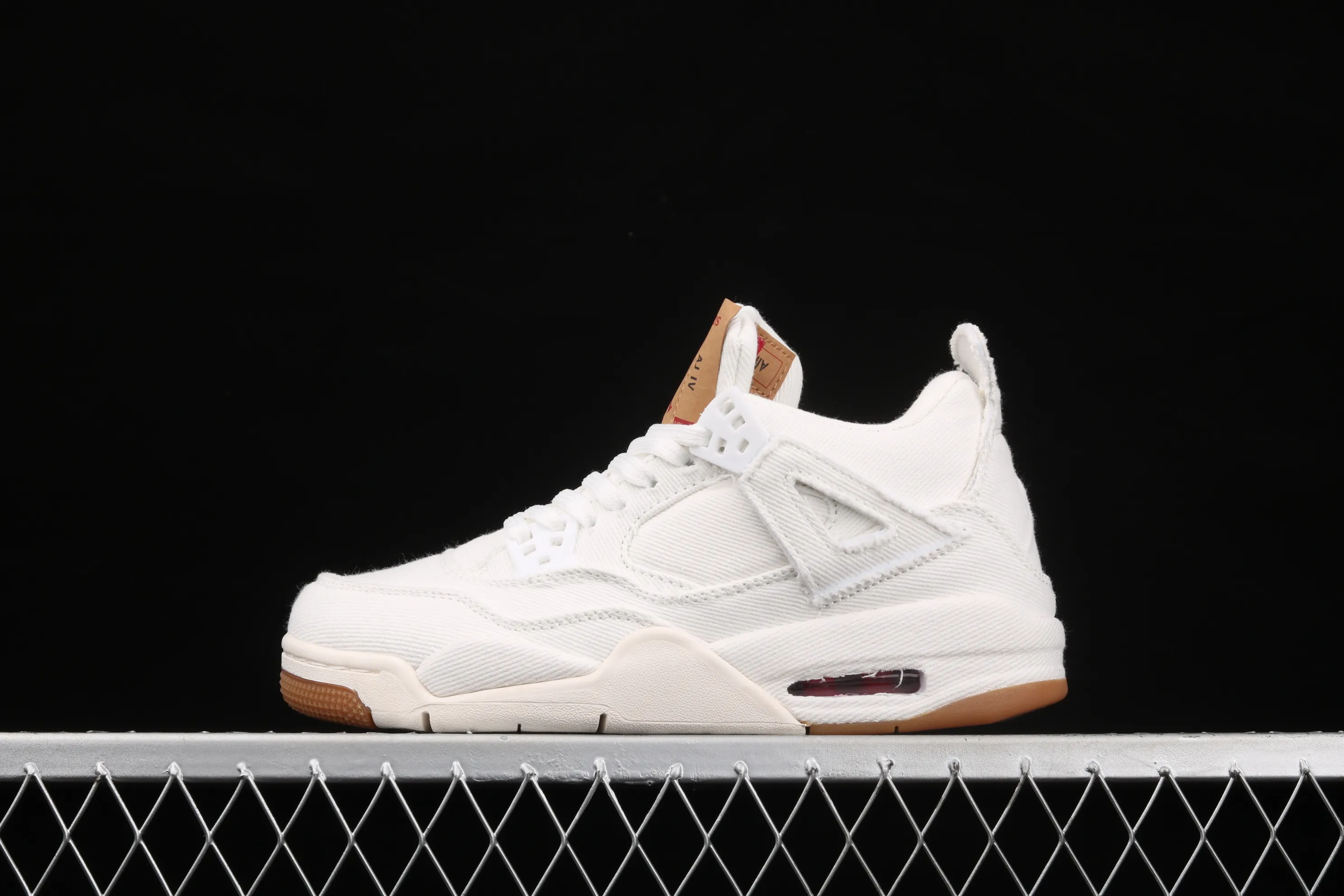 All categories Air Jordan Jordan series basketball shoes Air Jordan 4 G version Levi's x Air Jordan 4 AJ4 Joe 4 Levi's joint tannin white AO2571-100